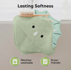 Triceratops Cuddle Baby Hooded Towel
