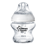 Tommee Tippee Closer to Nature   Glass Feeding Bottle, 150ml x 1  -Clear