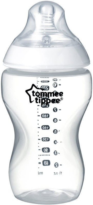 Tommee Tippee Closer to Nature Feeding Bottle, 340ml x 1 -Clear