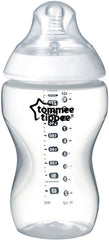 Tommee Tippee Closer to Nature Feeding Bottle, 340ml x 1 -Clear