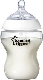 Tommee Tippee Closer to Nature Feeding Bottle, 340ml x 1 -Clear