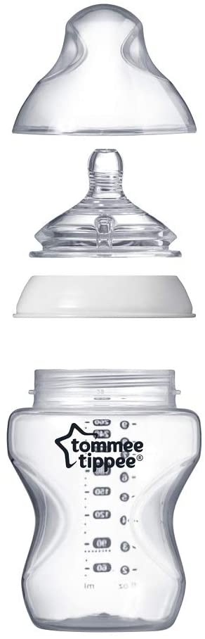 Tommee Tippee Closer to Nature Feeding Bottle, 340ml x 1 Thick (Y) Teat