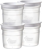 Tommee Tippee Closer to Nature Milk Storage Pots (Pack of 4)