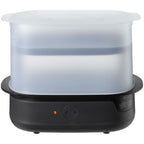 تومي تيبي - معقم بخار كهربائي- اسود