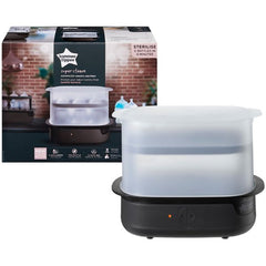 تومي تيبي - معقم بخار كهربائي- اسود