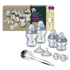Tommee Tippee Closer to Nature Feeding Bottle Kit, Starter Set - Boy