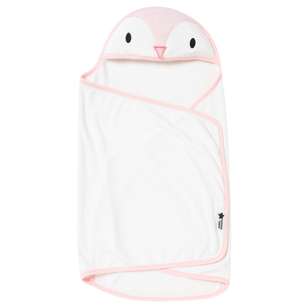 Tommee Tippee Splashtime Newborn Swaddle Dry Towel 0-6 months, Pink