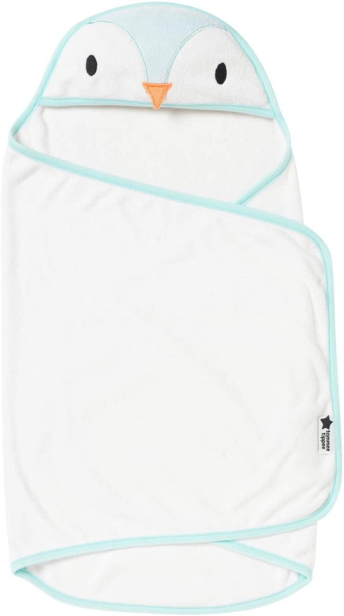 Tommee Tippee Splashtime Newborn Swaddle Dry Towel 0-6 months Blue