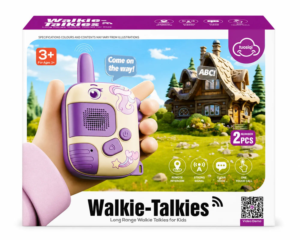 Tuosigi Kids Walkie Talkies 2PCS