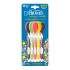 Dr.Brown's Soft-Tip Spoon, 6-Pack (2x Yellow, 2x Purple, 1x Green, 1x Red)