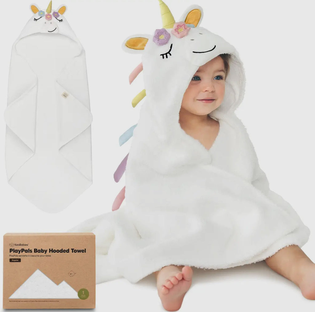 Unicorn Hooded Baby Bath Towels for Newborn