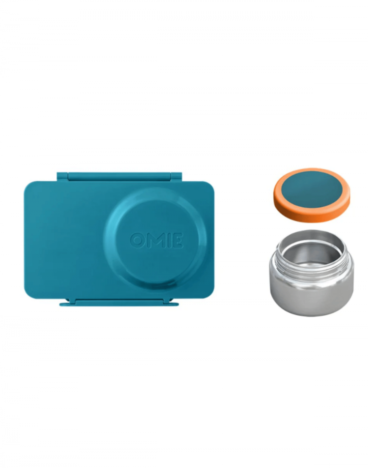 Omie Box Up Thermos 350ml Teal Green
