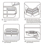 Haakaa Silicone Easy -Freeze Tray - 8 cups - Blush