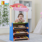 Viga - 2-in-1 Theatre & Grocery Store Set