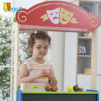 Viga - 2-in-1 Theatre & Grocery Store Set