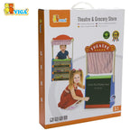 Viga - 2-in-1 Theatre & Grocery Store Set