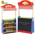 Viga - 2-in-1 Theatre & Grocery Store Set