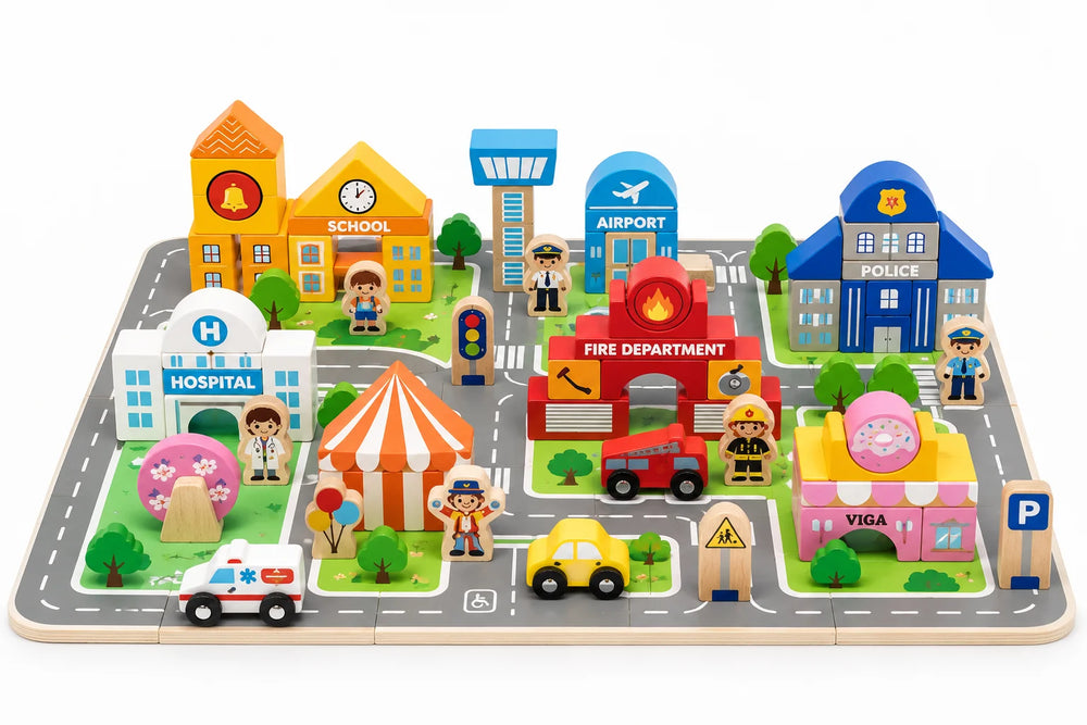 VIGA City Building Blocks – 100 PCS