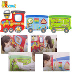 VIGA – Multi Activity Wall Toy – Train Series