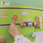 VIGA – Multi Activity Wall Toy – Train Series