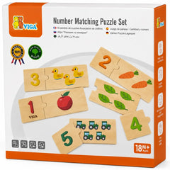 VIGA Number Matching Puzzle Set