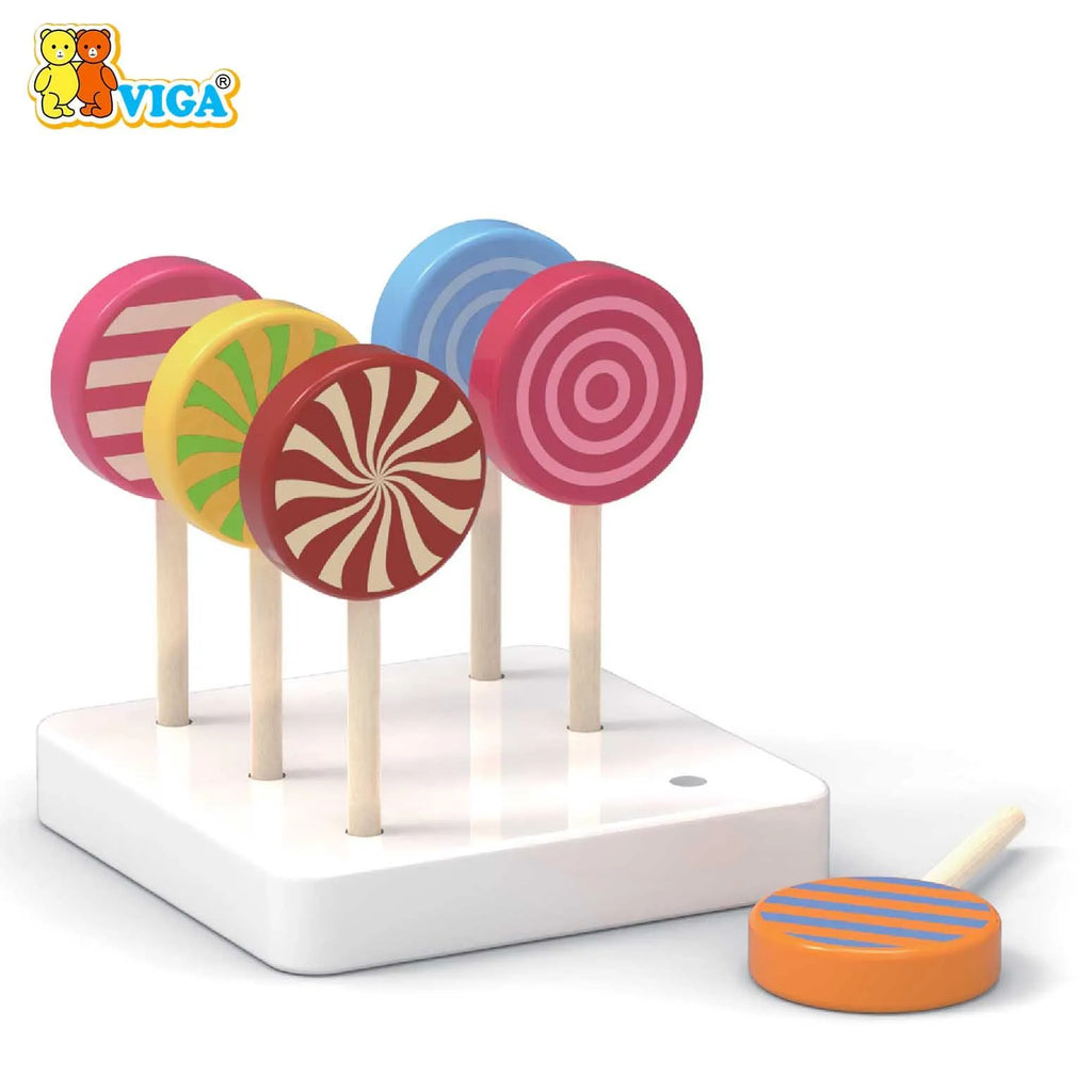 Viga - Play Food Lollipop Set - 6pcs