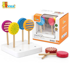 Viga - Play Food Lollipop Set - 6pcs