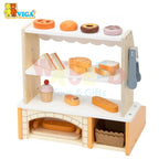 VIGA PolarB Wooden Bakery Shop Playset