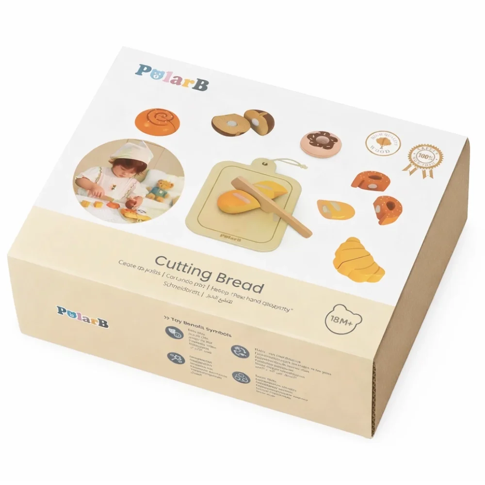 VIGA PolarB Wooden Cutting Bread Set