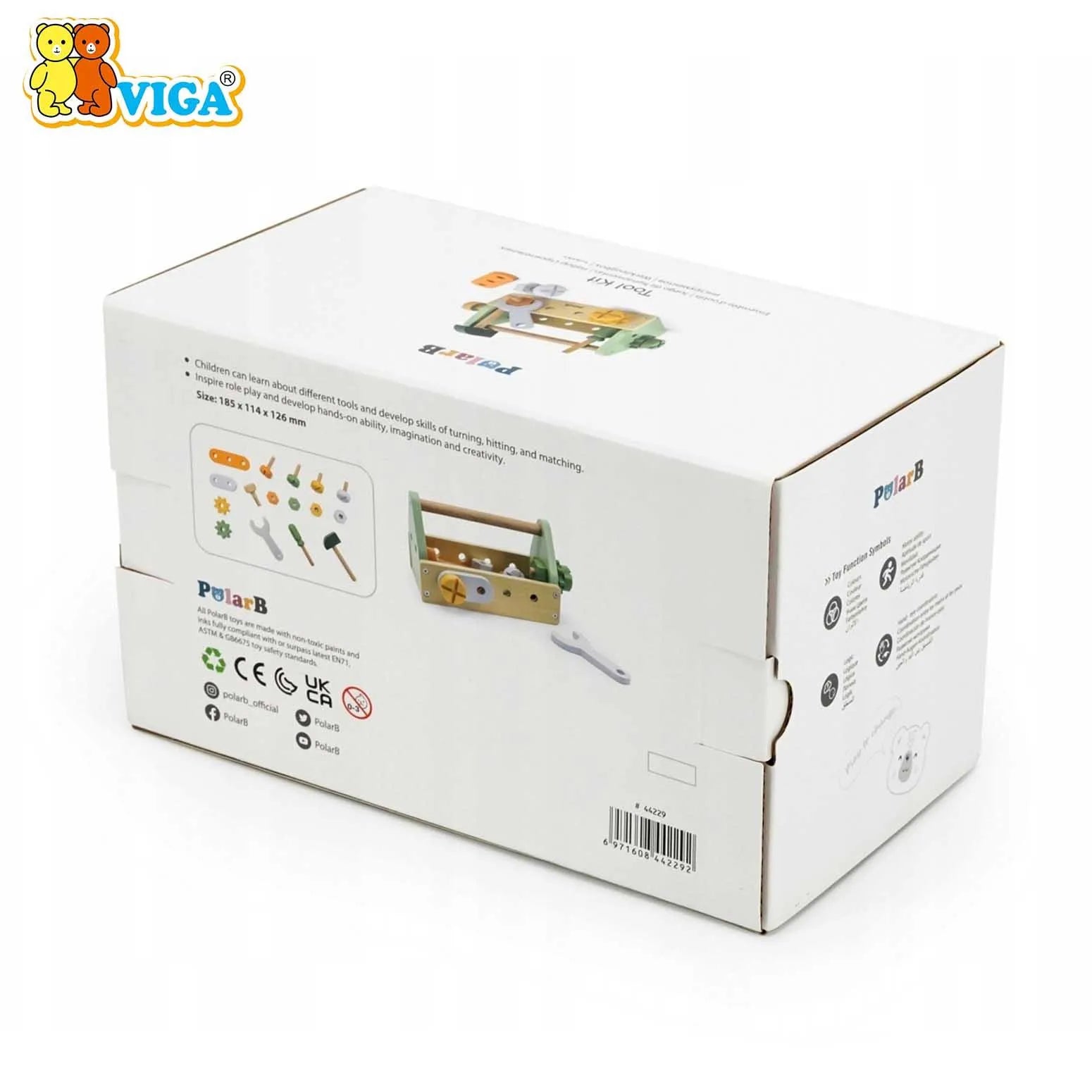 VIGA PolarB – Wooden Tool Box Set
