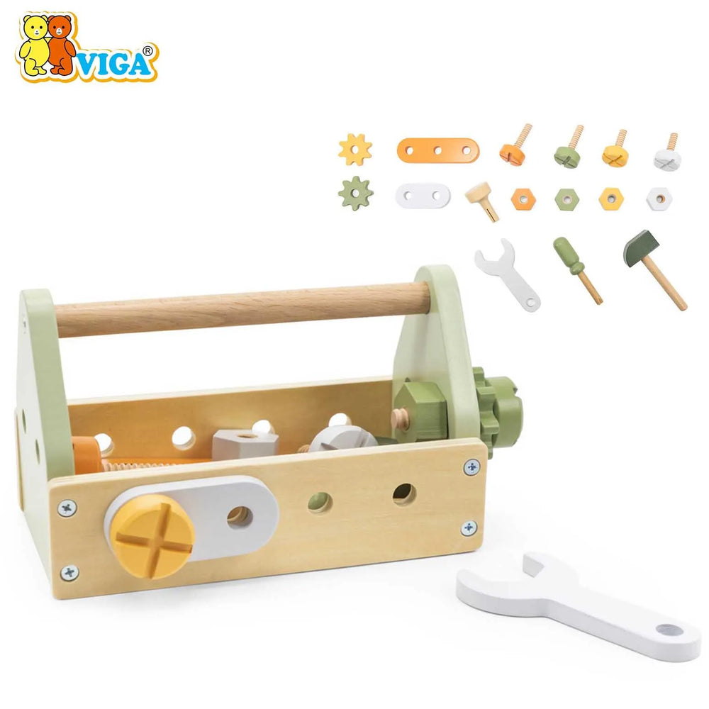 VIGA PolarB – Wooden Tool Box Set