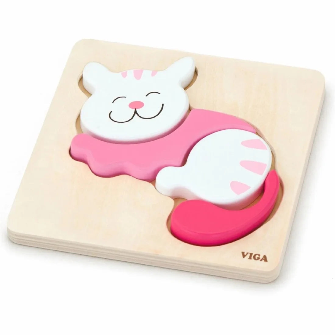 viga Handy Chunky Puzzle -Cat
