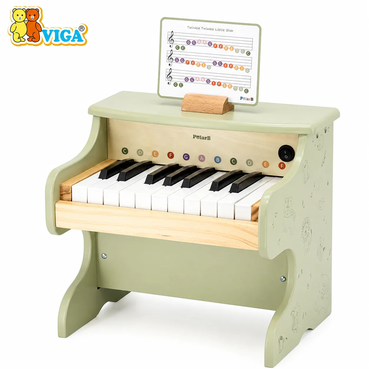 VIGA Wooden Kids Piano