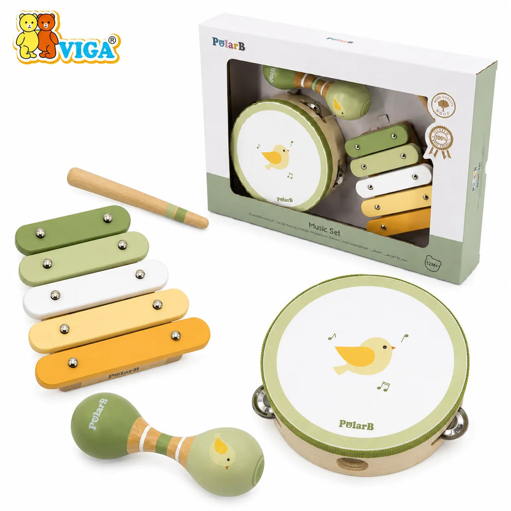 VIGA Wooden Music Set