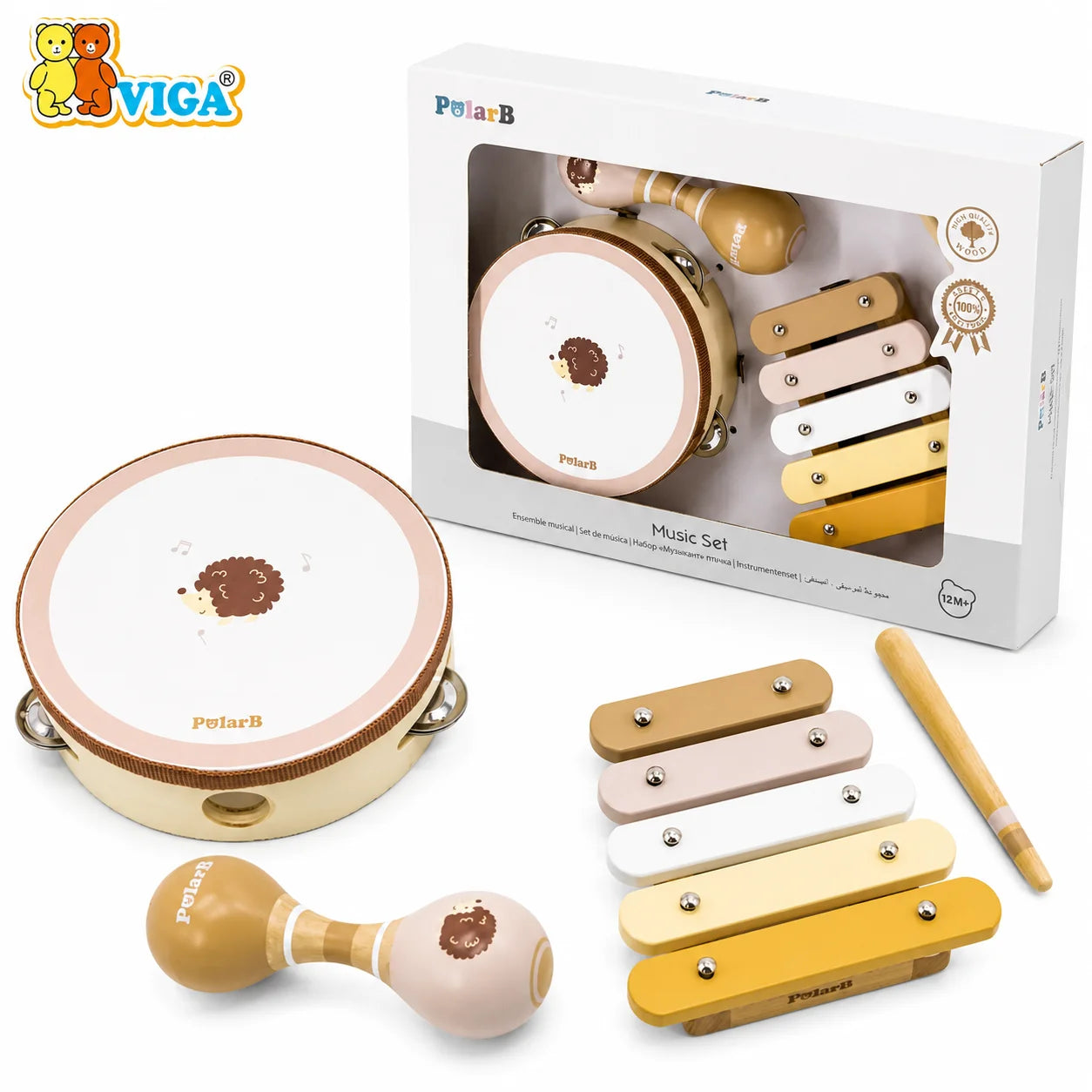VIGA Wooden Music Set
