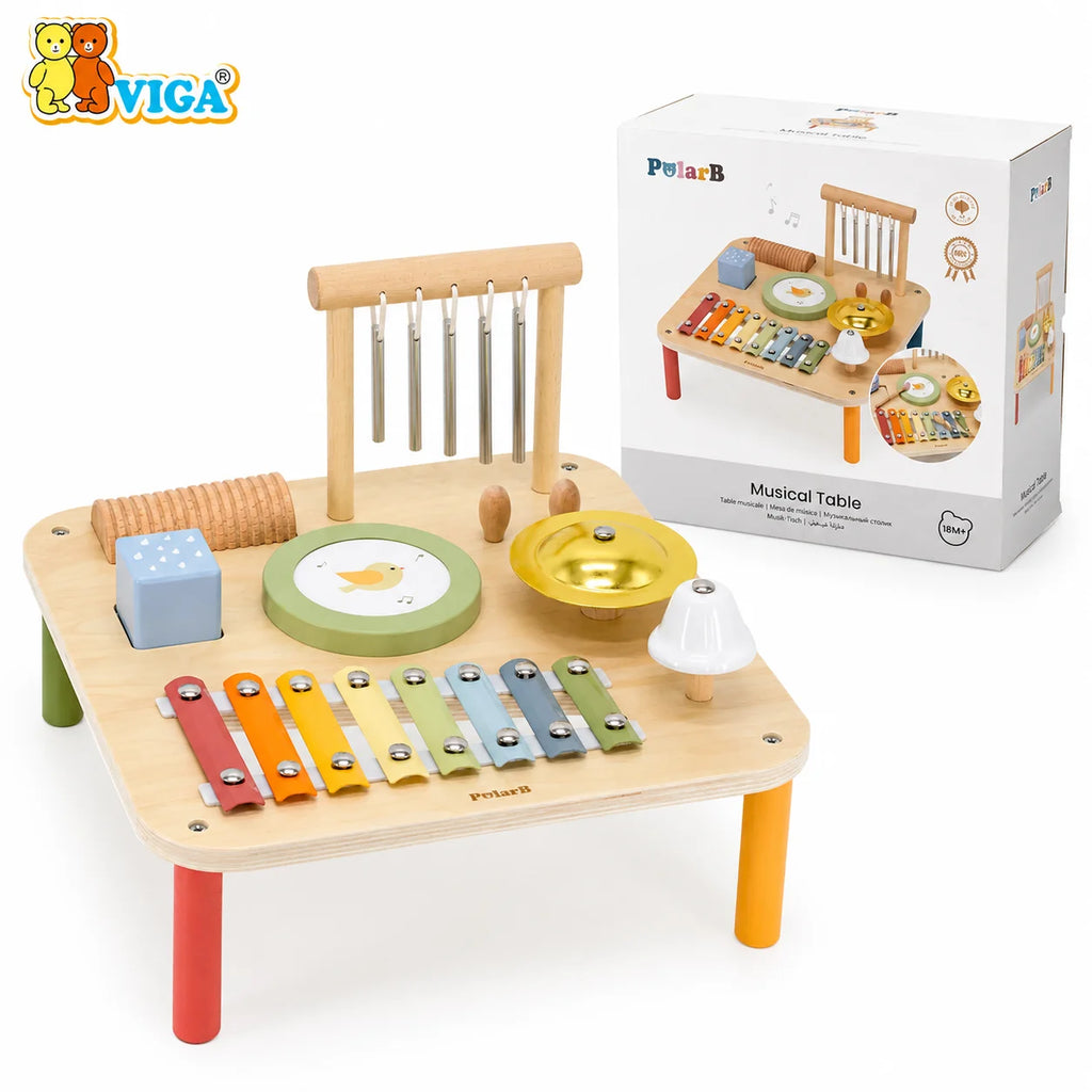 VIGA Wooden Musical Table