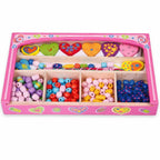 Viga Wooden Necklace Beads Set 180 Pieces Kids Creative Toy