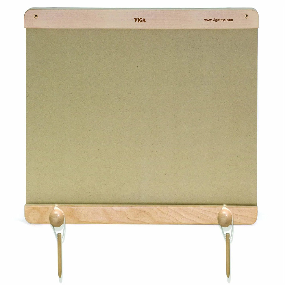 VIGA Wooden Wall-Mounted Display Board with Hooks
