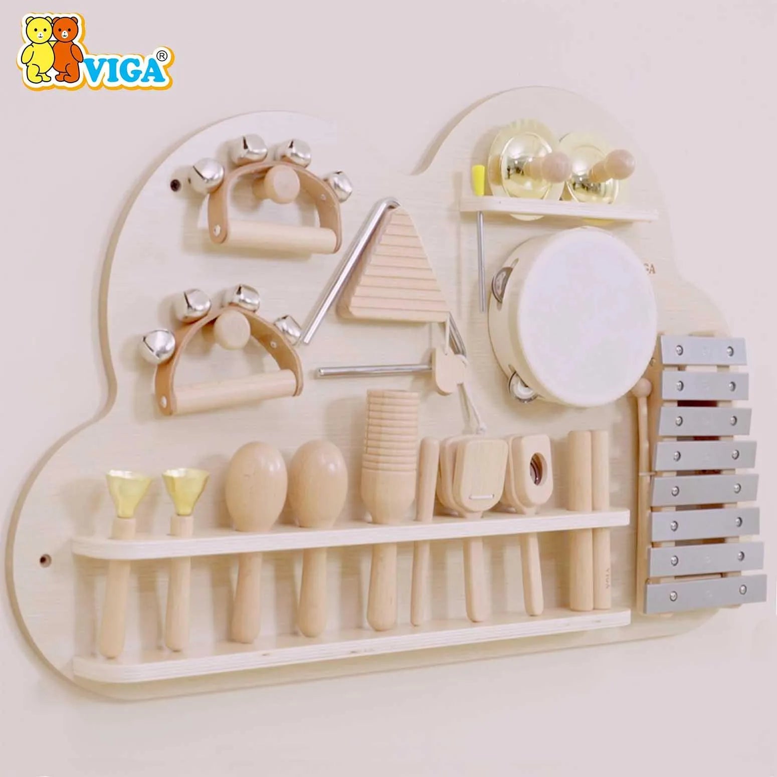 Wall Activity Panel - Percussion Instruments