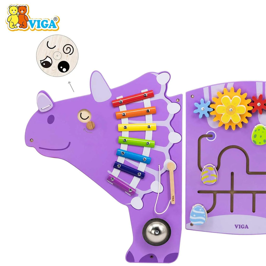 Wall Activity Panel - Triceratops Dino