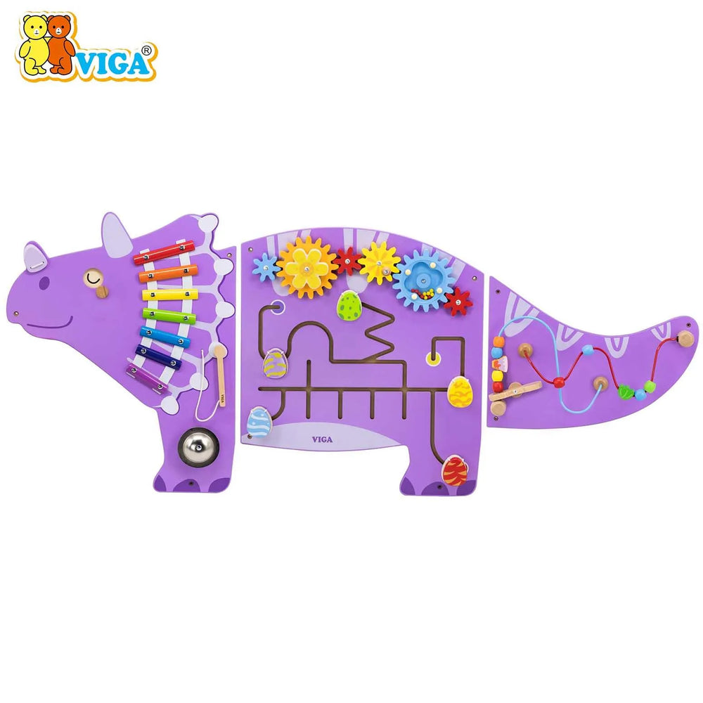Wall Activity Panel - Triceratops Dino