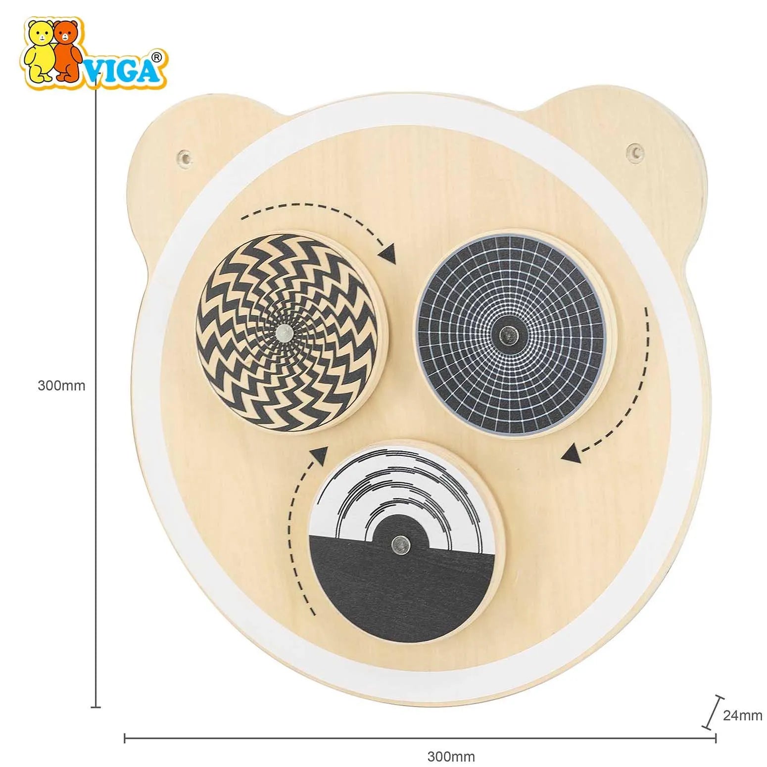 Wall Toy - Spinning Points