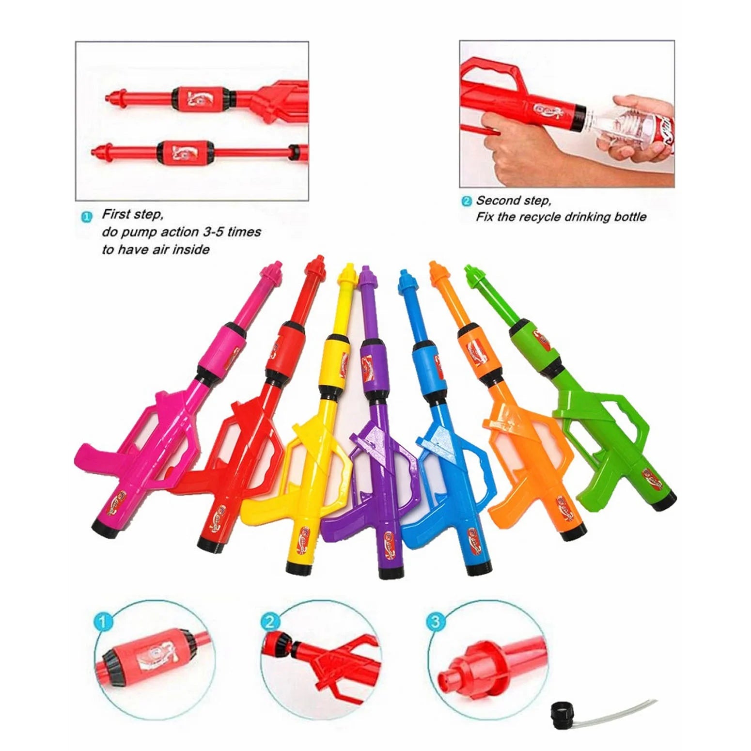 Water Gun Bottle Type – Assorted
