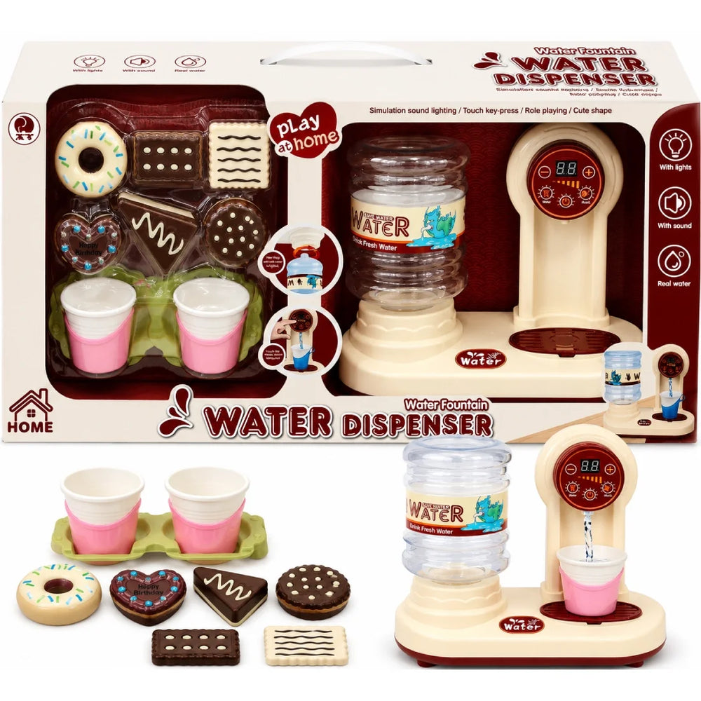 Water machine with cake