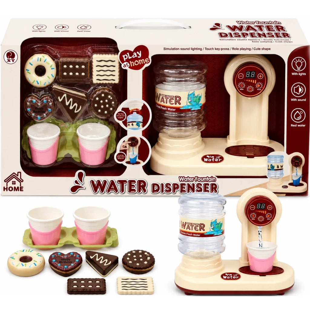 Water machine with cake