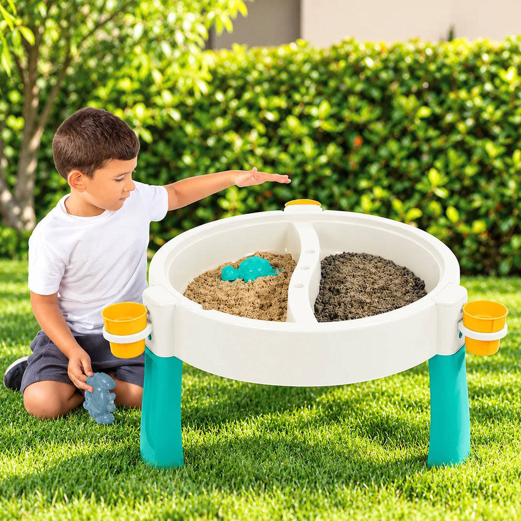 Water & Sand Activity Table – Cream & Teal