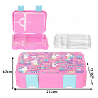 SPARKIDS - LUNCH BOX 4COMPARTMENT- UNICORN