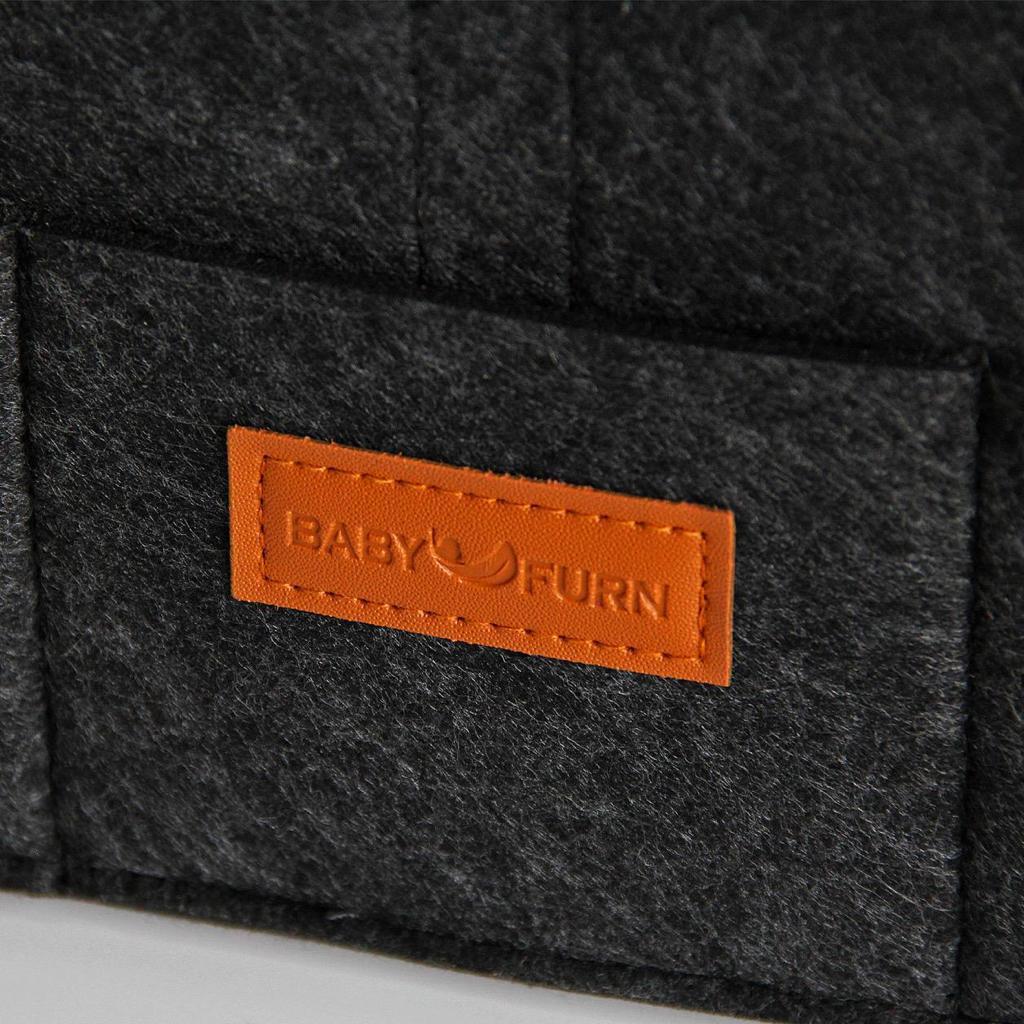 بيبي فيرن - منظم حفاضات- رمادي غامق