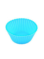 Fun box Silicone Round Baking Cupcake Blue