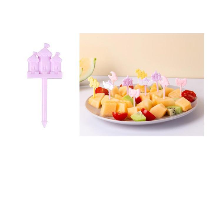 Fun box Castle fruit fork (1 pack=10pcs)